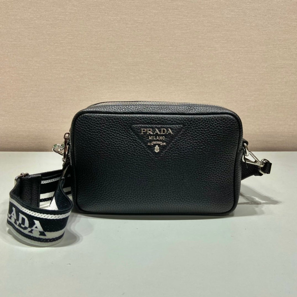 Prada Bag With Shoulder Strap Black For Women, Women’s Bags 8.6in/22cm