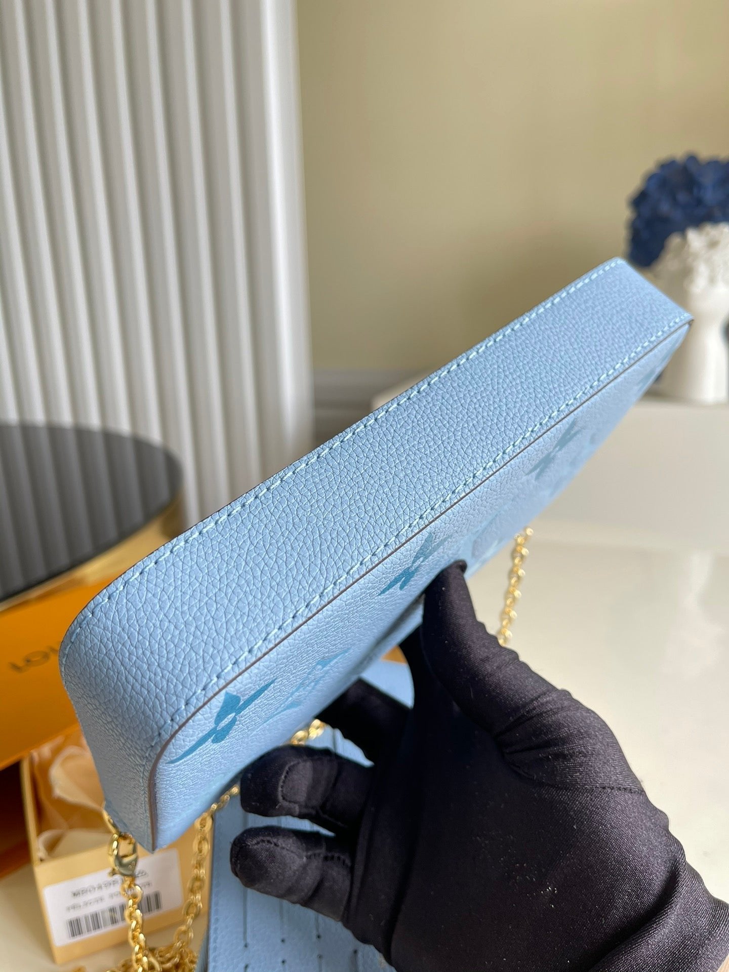 Louis Vuitton Vitorine Wallet 21cm Blue