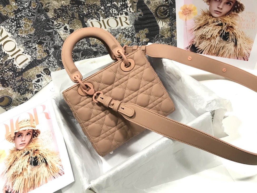 Christian Dior Beige Lady Dior My 20cm