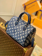 Louis Vuitton The Speedy Bandoulière 25 Navy Blue 25cm
