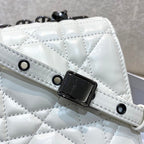 Christian Dior Large Caro Bag 28cm White