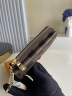 Louis Vuitton Monogram Empreinte Wallet 13cm Brown