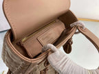 Christian Dior Medium Lady Bag 17cm Brown