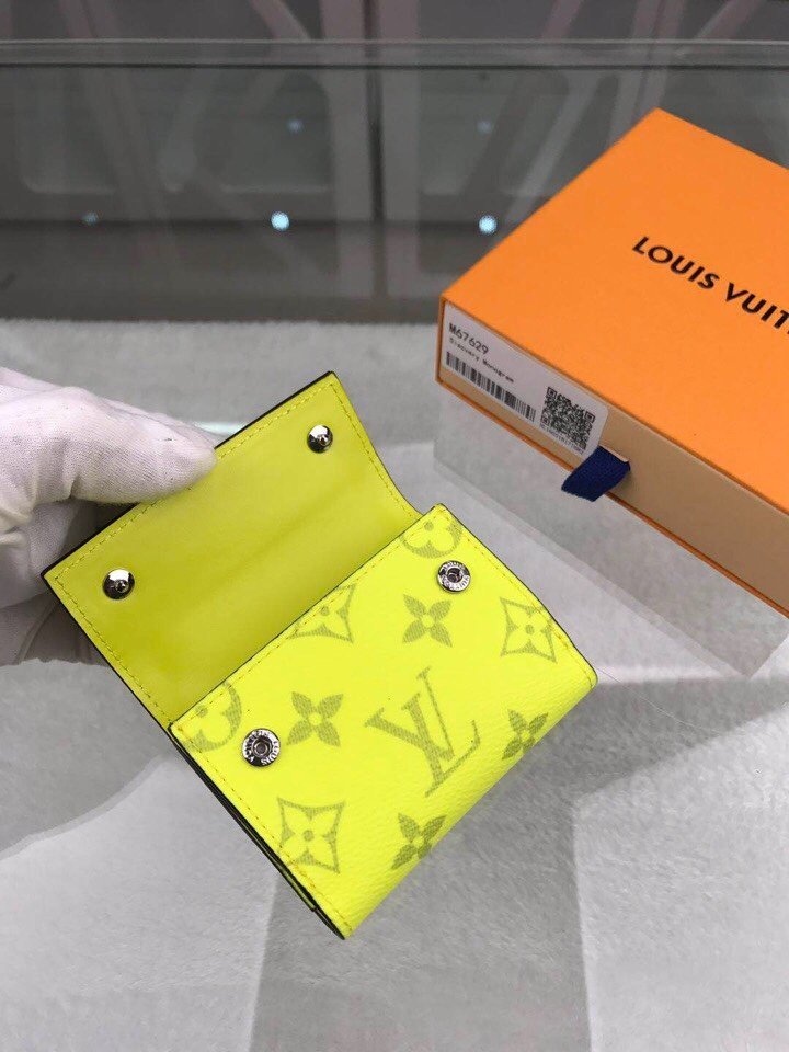 Louis Vuitton Monogram Wallet 10cm Yellow