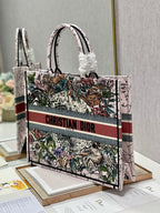 Christina Dior Book Tote Bag 41 cm Pink