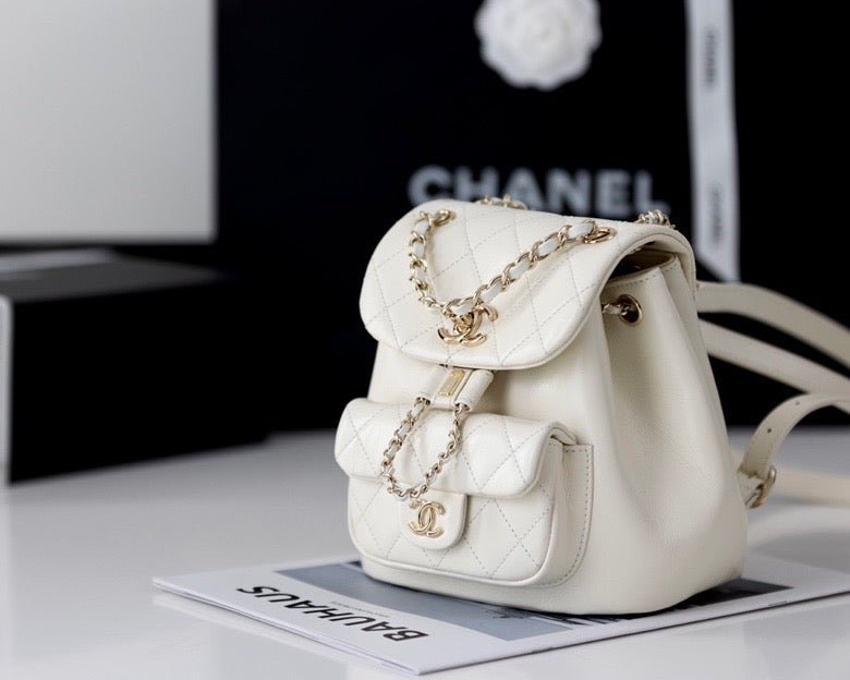 Chanel Backpack 18cm White