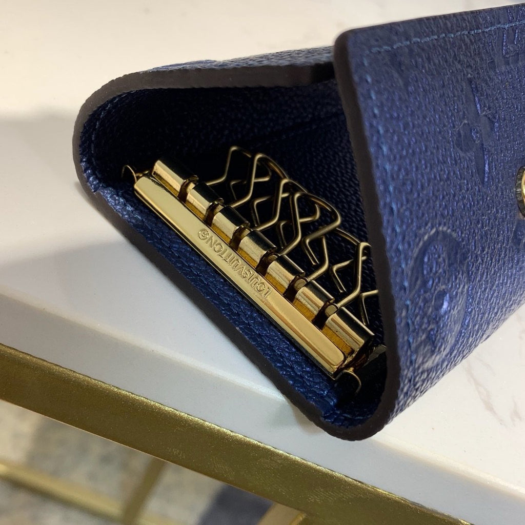 Louis Vuitton Monogram Wallet 10cm Blue