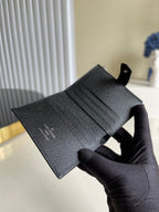 Louis Vuitton Monogram Empreinte Wallet 11cm Black