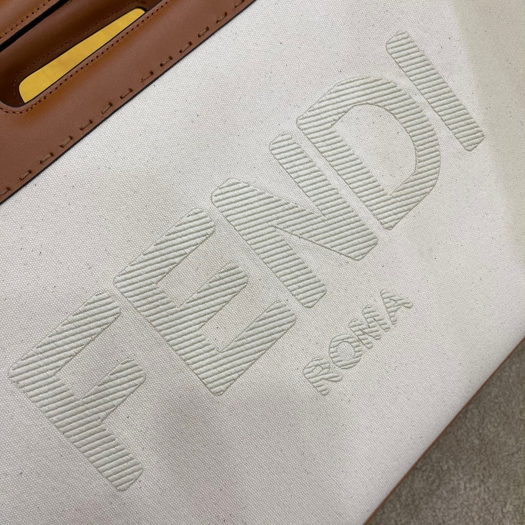 Fendi Cabas Toile 46cm