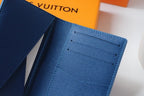 Louis Vuitton Monogram Wallet 8cm Blue