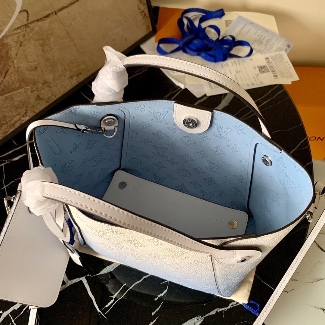 Louis Vuitton Handle Bags 23cm White-Blue