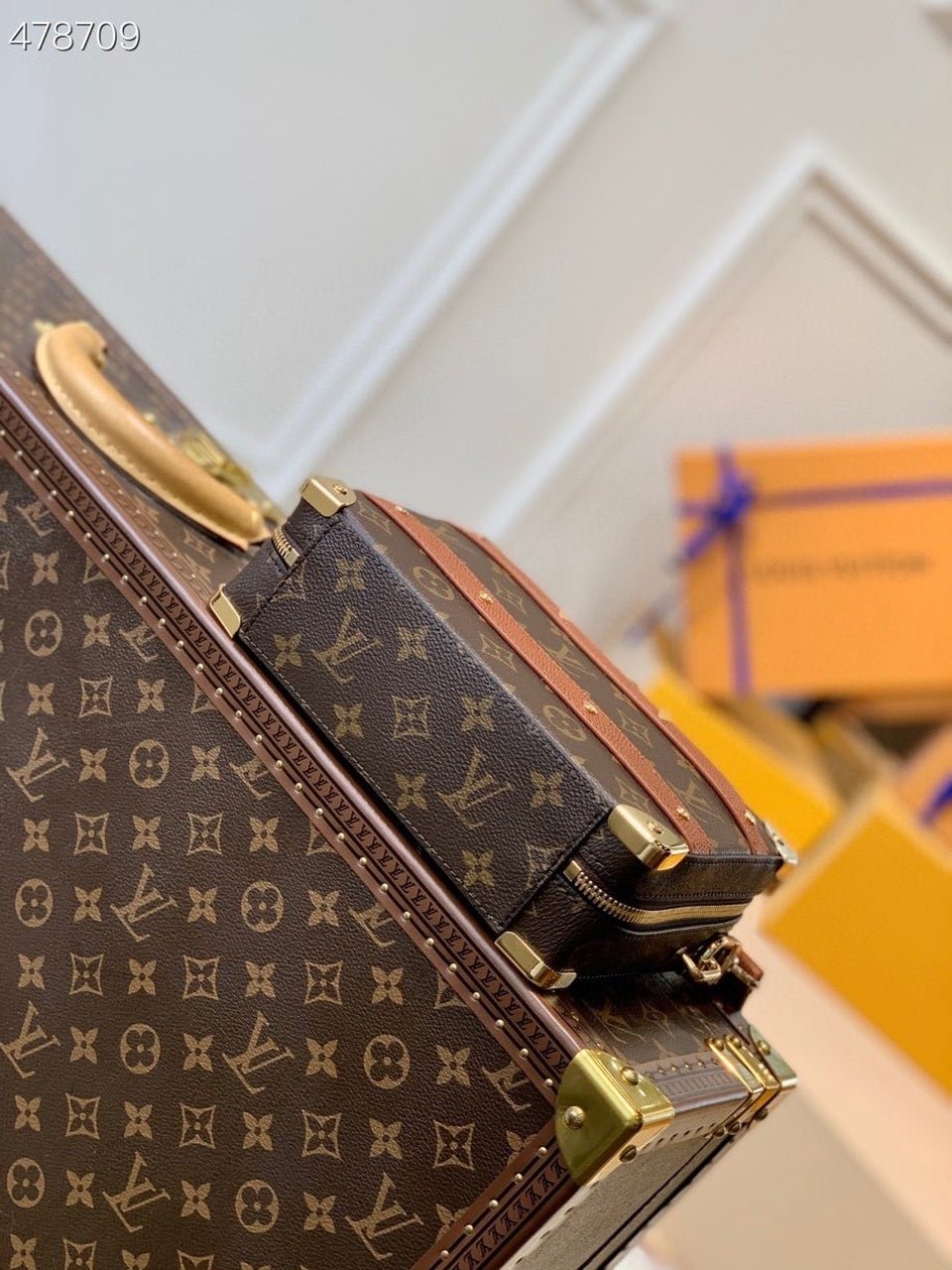 Louis Vuitton x NBA Handle Trunk Bag 22cm Monogram Canvas Spring/Summer Collection M45785, Brown