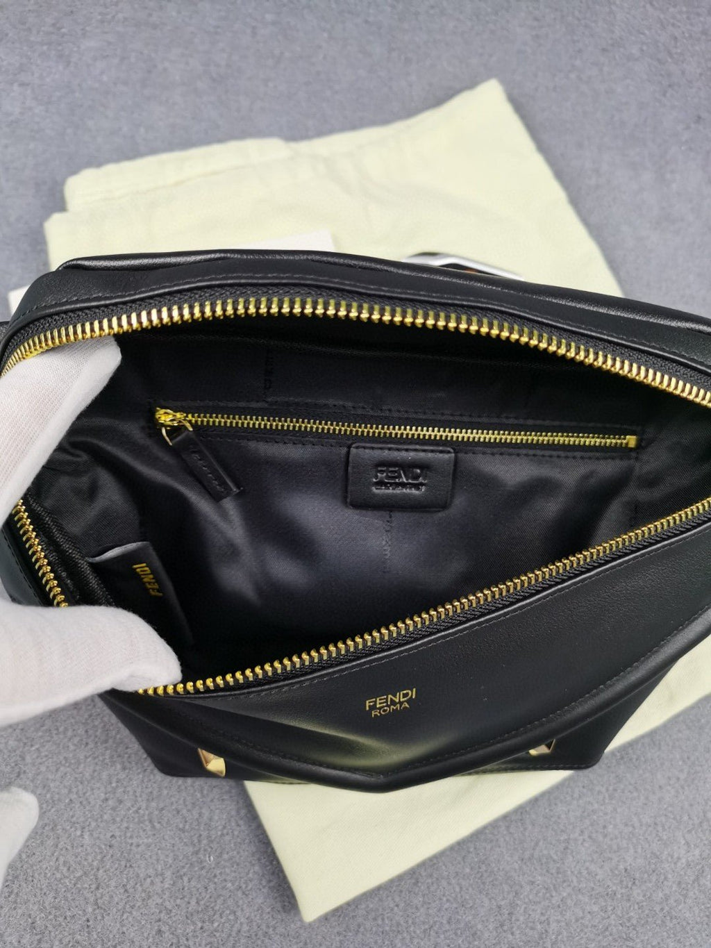 Fendi Belt Bag 18cm Black