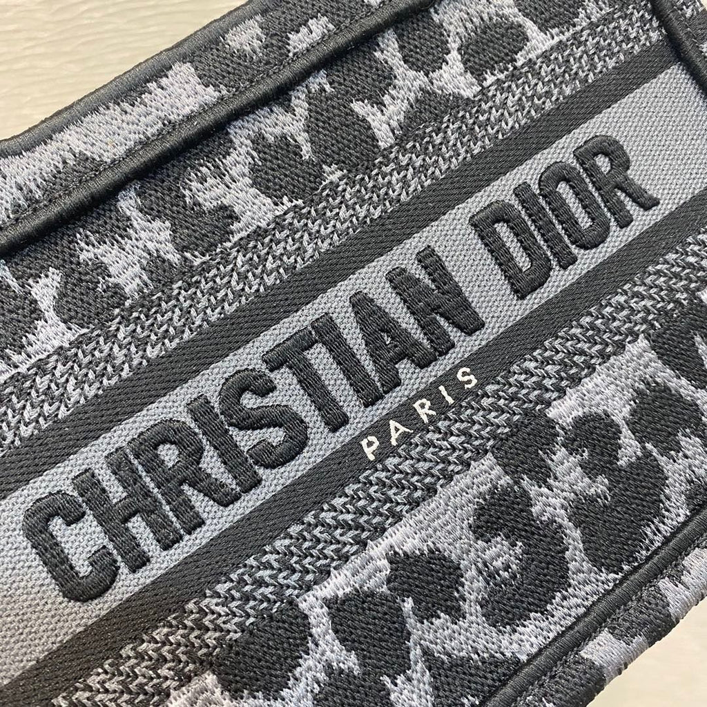 Christian Dior Mini Book Tote 23cm Leopard