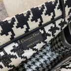 Christian Dior Book Tote Bag 42 cm Black/White