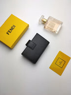 Fendi Card Holder 10cm Black