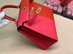 Hermes Kelly 28 Sellier Epsom Bag Red/Pink For Women, Women’s Handbags, Shoulder Bags 11in/28cm