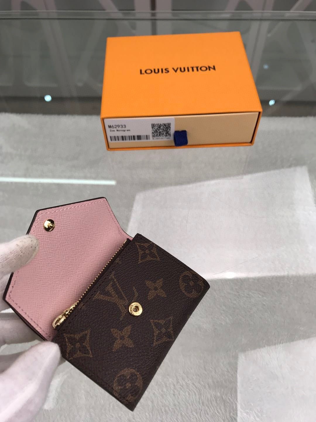 Louis Vuitton Monogram Wallet 10cm Brown