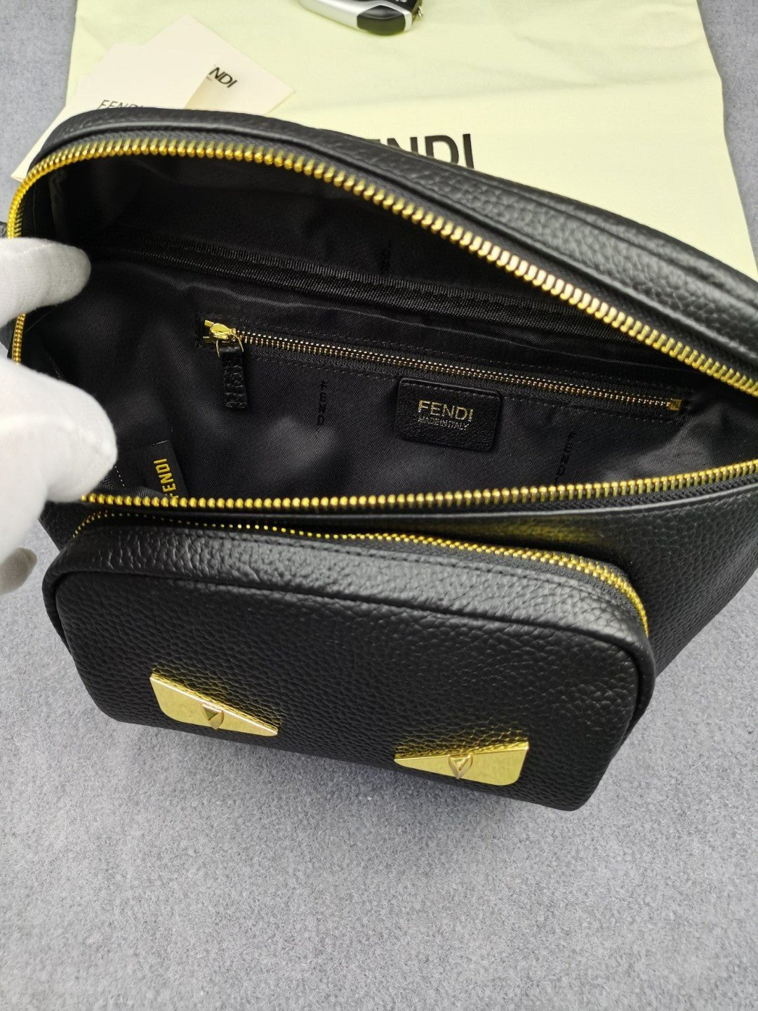 Fendi Belt Bag 18cm Black