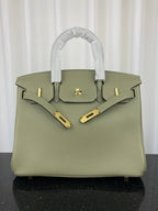 Hermes Birkin Bag 30 Green Moss Toned Hardware Bag For Women, Women’s Handbags, Shoulder Bags 11.8in/30cm