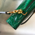 Hermes Mini Kelly 19 Green Crocodile Bag For Women, Women’s Handbags, Shoulder Bags 7.5in/19cm