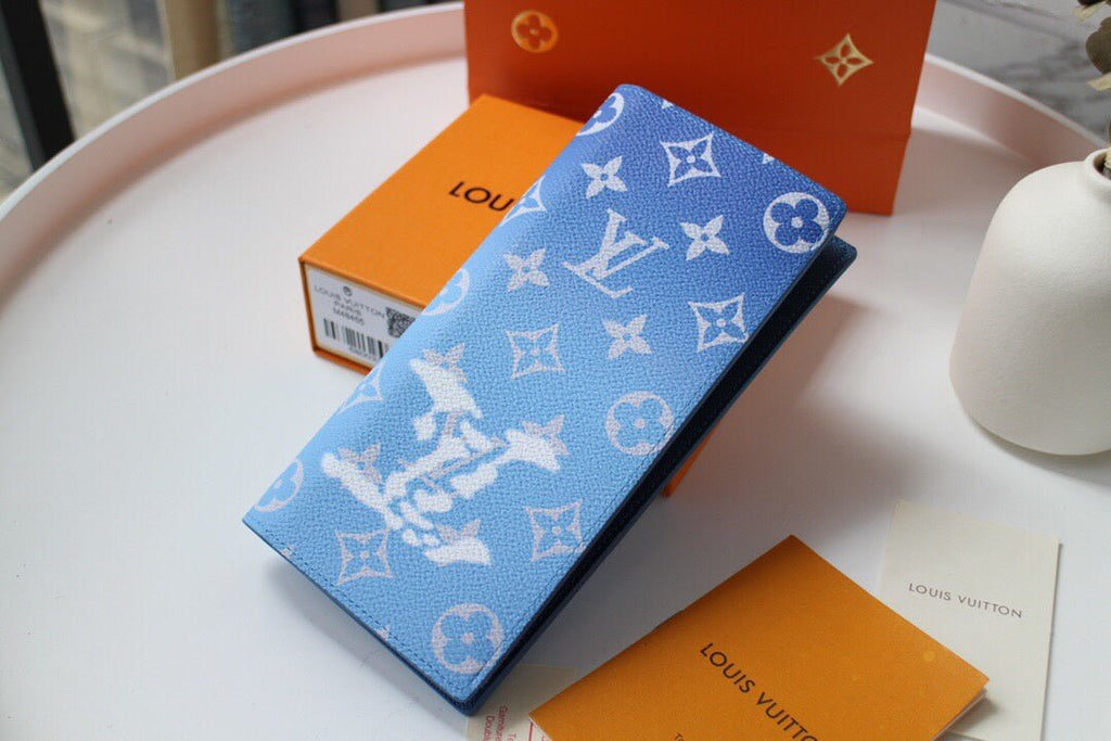 Louis Vuitton Monogram Wallet 19cm Blue