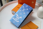 Louis Vuitton Monogram Wallet 19cm Blue