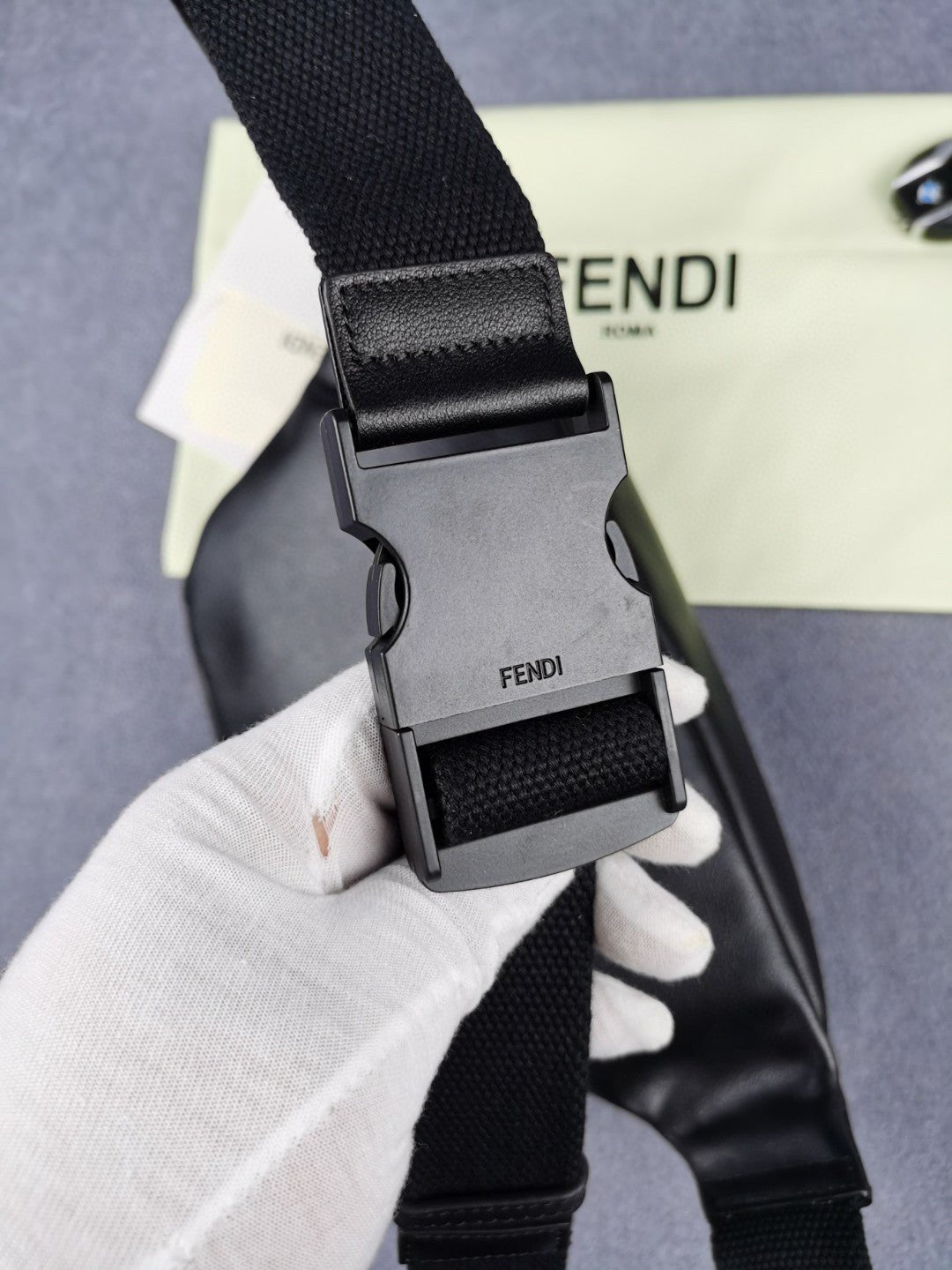 Fendi Belt Bag 18cm Black