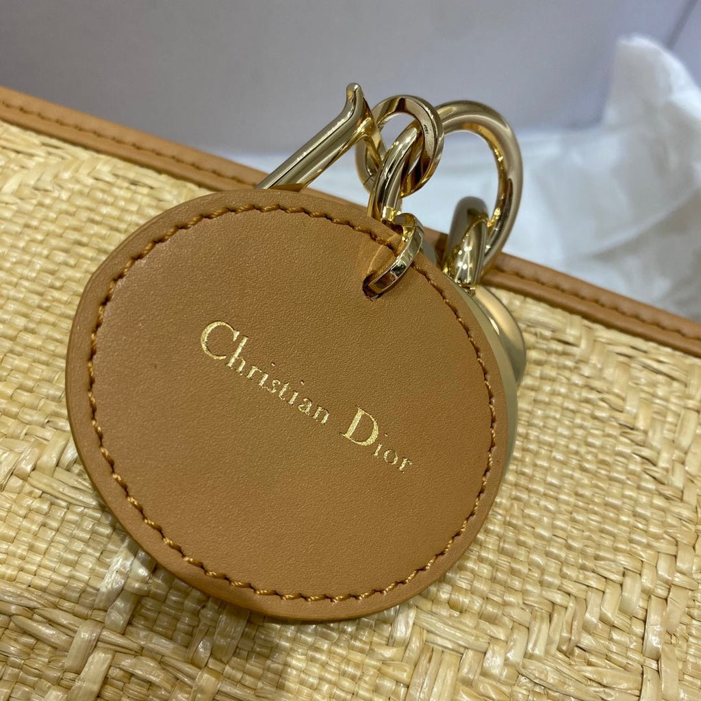 Christian Dior Lady D-Joy Bag 26cm Brown