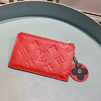 Louis Vuitton Zipped Card Holder 13cm Red