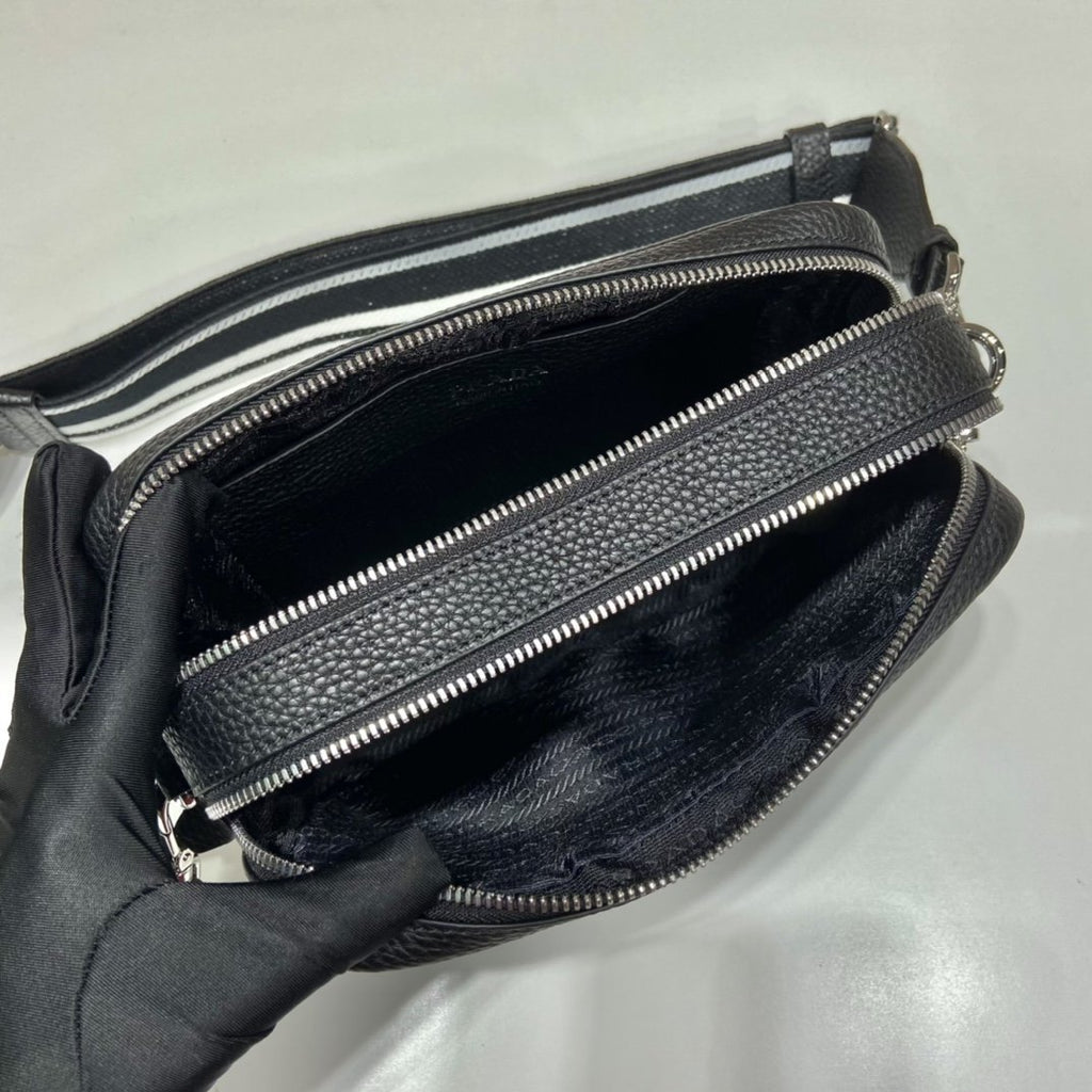 Prada Bag With Shoulder Strap Black For Women, Women’s Bags 8.6in/22cm
