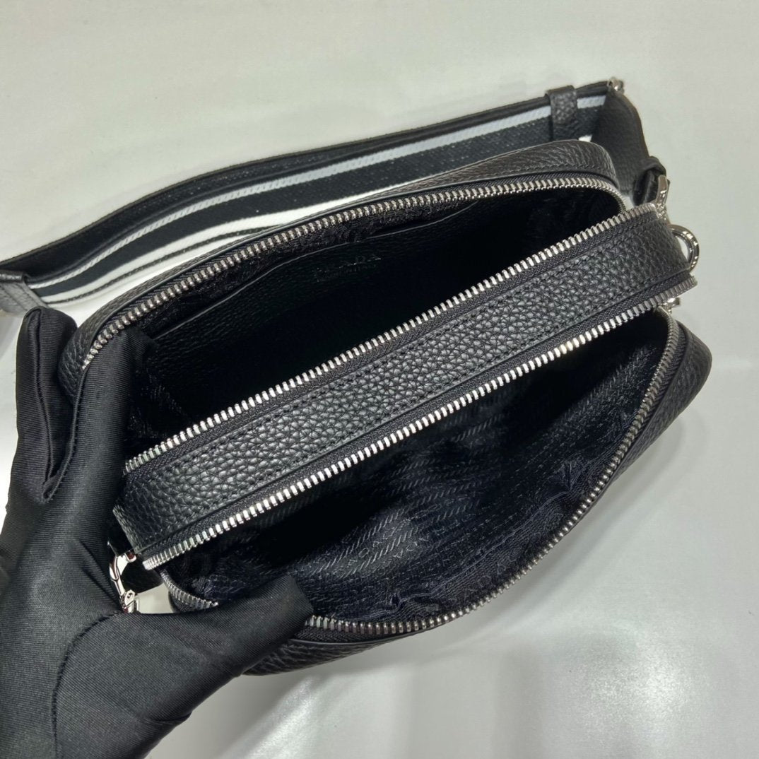 Prada Bag With Shoulder Strap Black For Women, Women’s Bags 8.6in/22cm