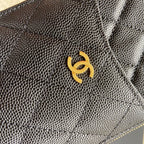 CO-CO Chanel Phone Wallet & Card Holder With Gold Hardware 20cm