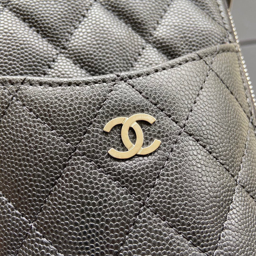 CO-CO Chanel Phone Wallet & Card Holder With Silver Hardware 20cm
