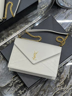 Saint Laurent Gaby Chain Bag With Gold Hardware 26cm