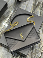 Saint Laurent Gaby Chain Bag With Gold Hardware 26cm