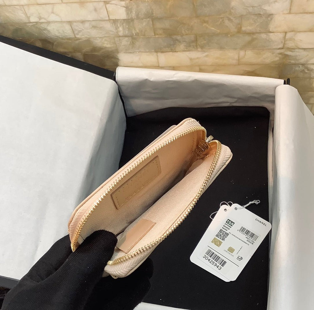 CO-CO Chanel CC Chain Logo Card Holder 12cm