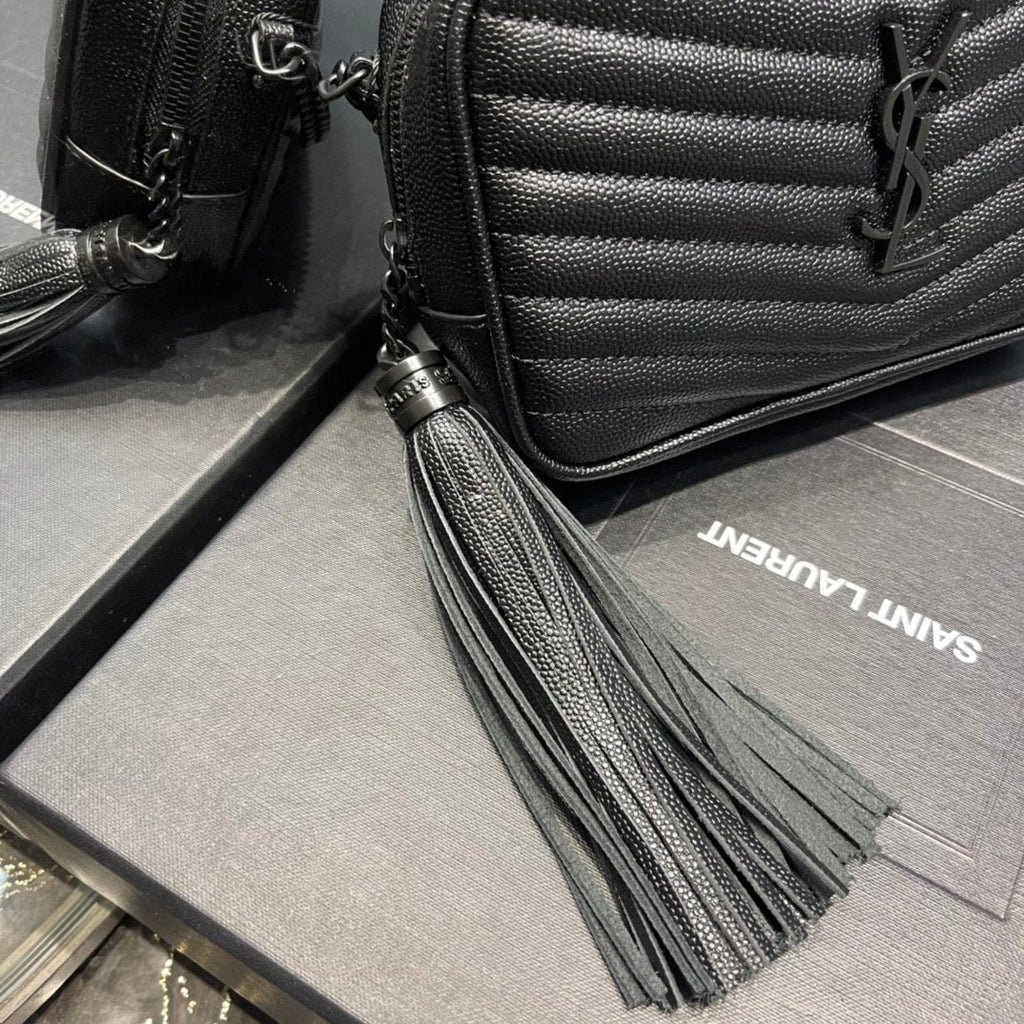 Saint Laurent Lou Mini Bag With Black Hardware 18cm