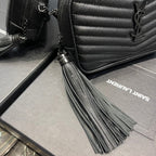Saint Laurent Lou Mini Bag With Black Hardware 18cm