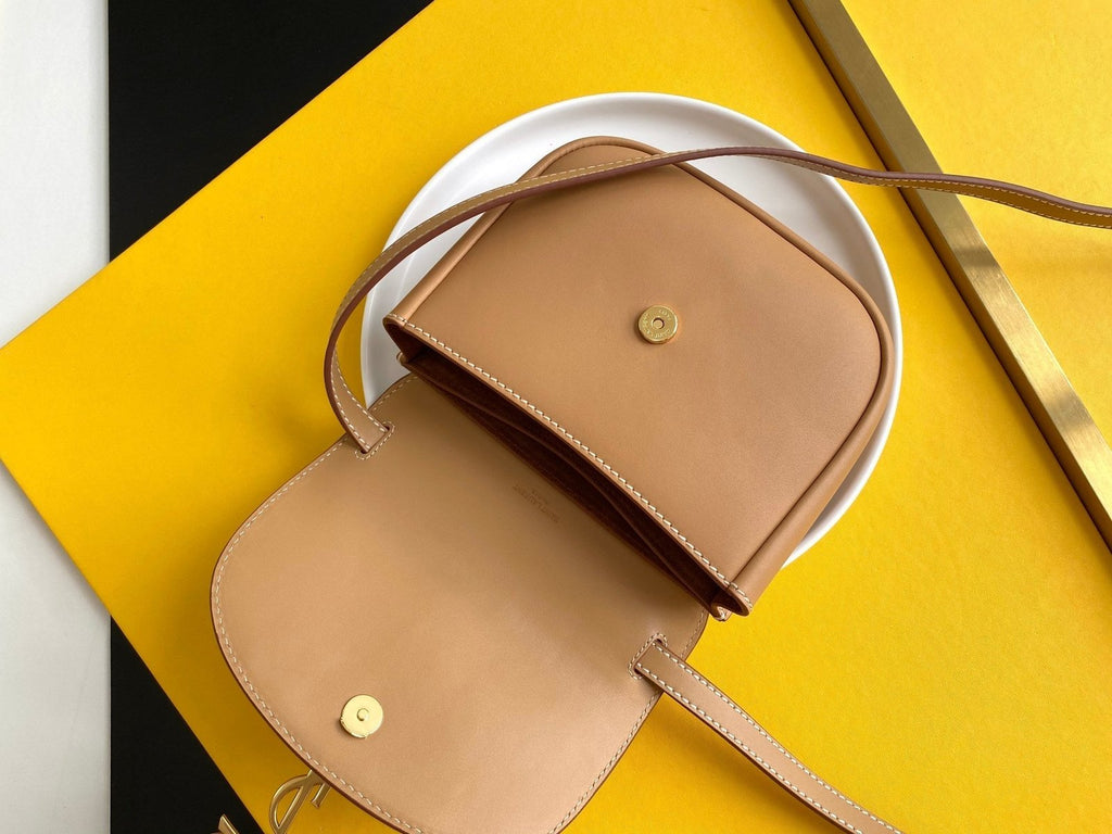 Saint Laurent Kaia Small Satchel With Gold Hardware 18cm