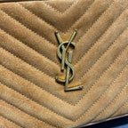 Saint Laurent Lou Camera Bag With Gold Hardware 23cm