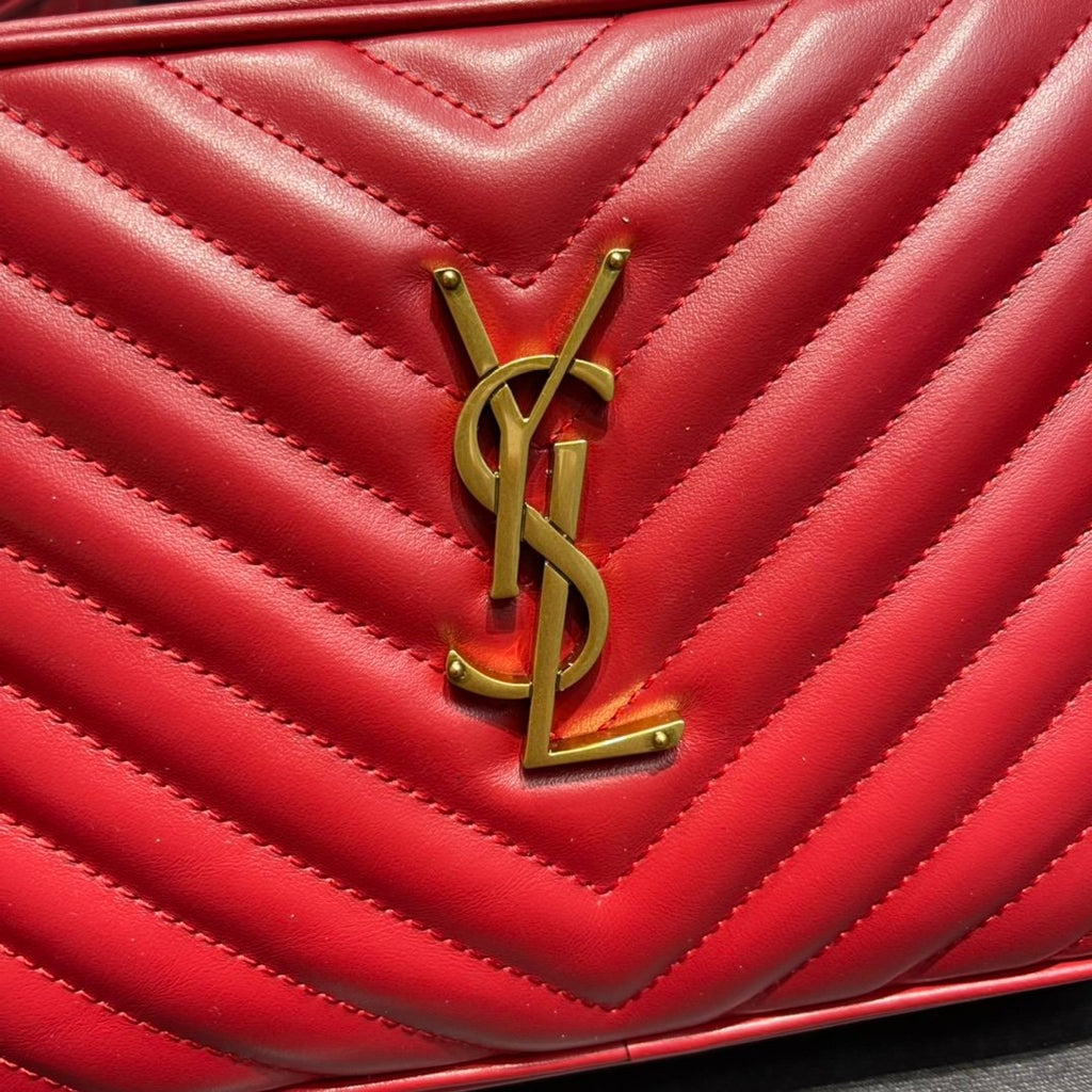 Saint Laurent Lou Camera Bag With Gold Hardware 23cm