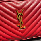 Saint Laurent Lou Camera Bag With Gold Hardware 23cm