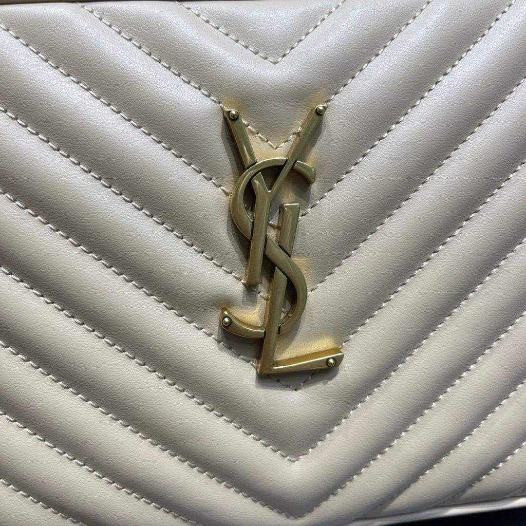 Saint Laurent Lou Camera Bag With Gold Hardware 23cm