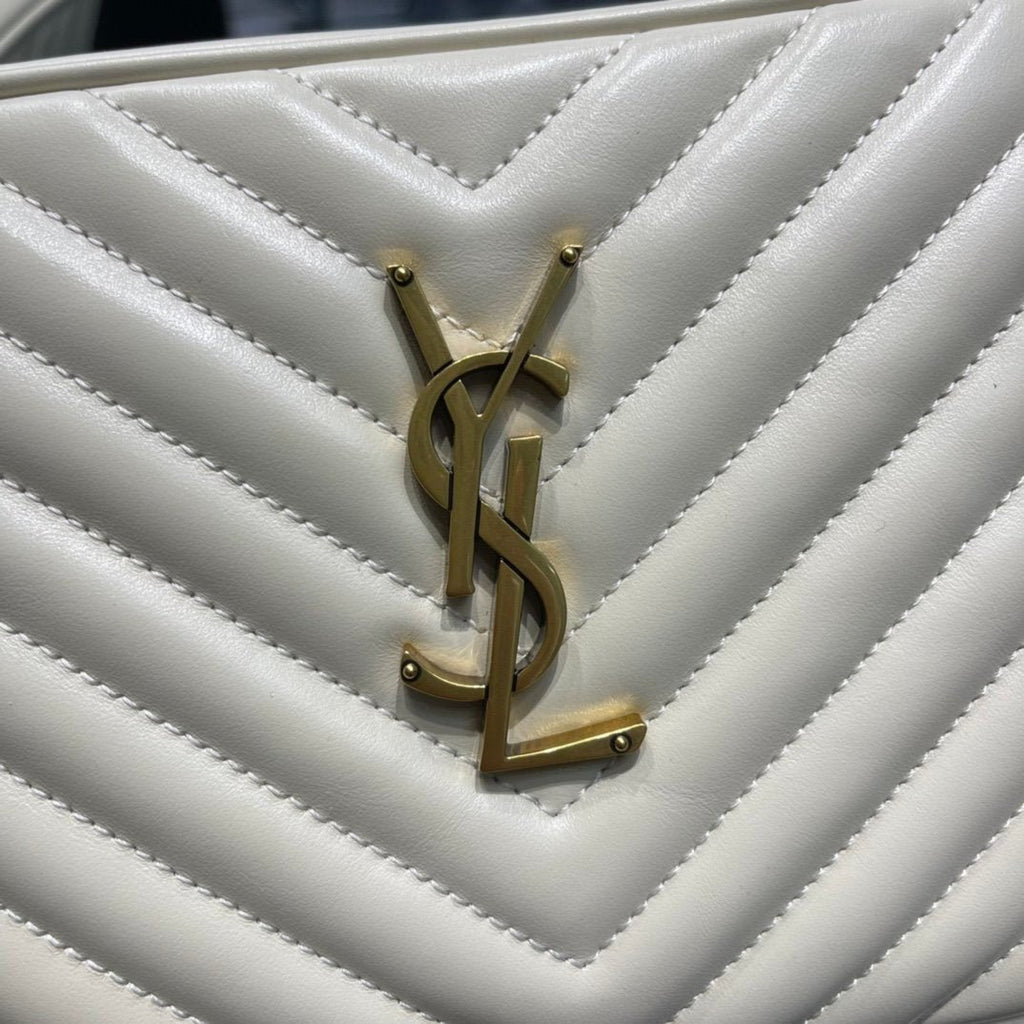 Saint Laurent Lou Camera Bag With Gold Hardware 23cm