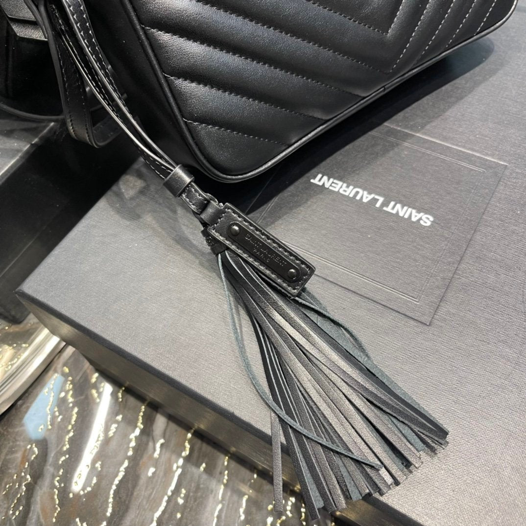 Saint Laurent Lou Camera Bag With Black Hardware 23cm
