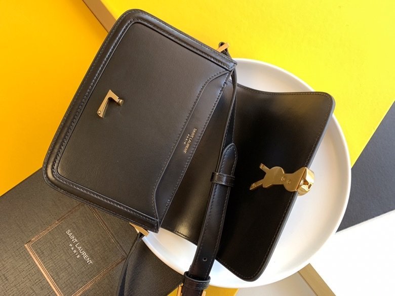 Saint Laurent Solferino Small Satchel With Gold Hardware 19cm