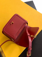 Saint Laurent Solferino Small Satchel With Gold Hardware 19cm