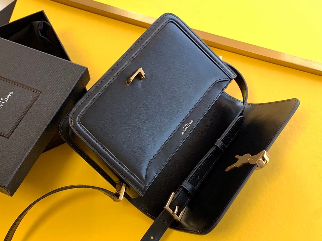 Saint Laurent Solferino Medium Satchel With Gold Hardware 23cm