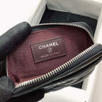 CO-CO Chanel Card Holder With Silver Hardware 19cm